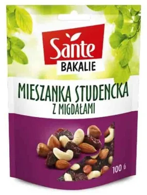 Productafbeelding van Sante Bakalia Studentenmix met amandelen, 100g