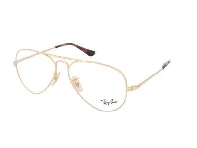 Produktbild von Ray-Ban Aviator Optics, Erwachsener, Uni, Pilot, Gold, Nicht-polarisierte Linse, Metall