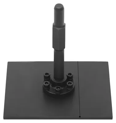 Imagen del producto de Placa vibratoria, construcción robusta, diseño de acero duradero, color negro