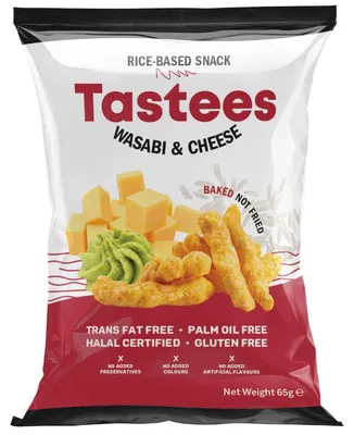 Produktbild von Tastees Wasabi & Cheese 65g