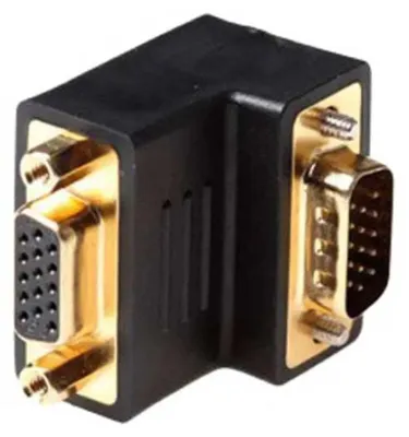 Image de ACT Adaptateur coudé VGA mâle à femelle