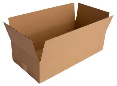 Produktbild von 100 Stück Faltkartons einwellig - 600 x 300 x 150 mm Versandkarton
