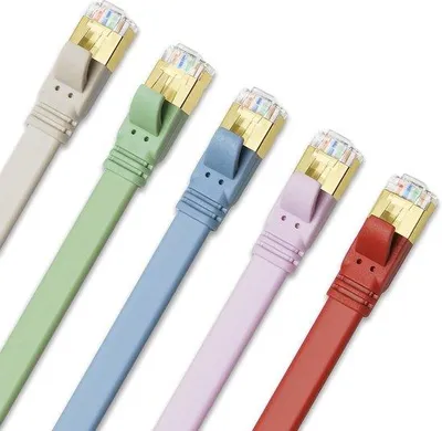 Image de Câble Ethernet Gigabit de 2 m, 40 Gbps, connecteur RJ45, pour routeur