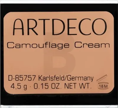 Zdjęcie produktu dla ARTDECO 492.5, PARAFFINUM LIQUIDUM (MINERAL OIL), PARAFFIN, HYDROGENATED POLYISOBUTENE, OCTYLDODECANOL,..., Po nawilżeniu twarzy, za pomocą szpatułki nabierz niewielką ilość kryjącego podkładu....