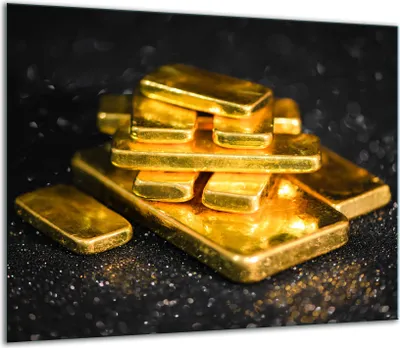 Produktbild von Herdabdeckplatten Glaskeramikkochfeld-Abdeckung Spritzschutz Glas 60x52cm Gold