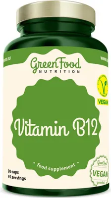 Produktbild von GreenFood Nutrition Vitamin B12 90 Kapseln