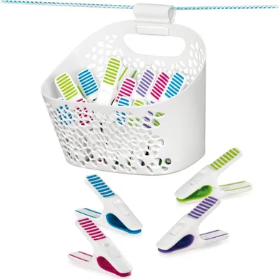 Obrázek produktu pro Tescoma Kolíčky na prádlo v košíku CLEAN KIT, 20 ks
