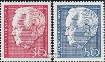 Produktbild von Briefmarken BRD (BR.Deutschland) 1967 Mi 542-543 (kompl.Ausg.) FDC Wiederwahl des Bundespräsidenten Lübke (II)