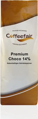 Produktbild von Coffeefair Premium Choco Kakao 1kg, Kakaopulver 14% vollmundig schokoladig