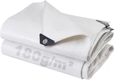Obrázek produktu pro Víceúčelová plachta z polyetylénu, rozměry 3 x 6 metrů, s oky