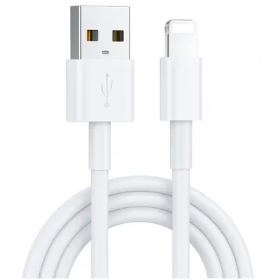 Produktbild von Ladekabel passt für Apple iPhone 14, 13, 12, 11, XR, XS, X, 8, SE 8Pin Ladekabel 2 Meter, Weiß