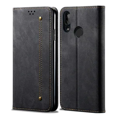 Immagine prodotto di Huawei Y9 2019 Custodia, Custodia a portafoglio in pelle con chiusura magnetica e custodia con funzione stand per Huawei Y9 2019 nero