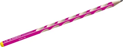 Produktbild von Schmaler Dreikant-Bleistift für Linkshänder - STABILO EASYgraph S in pink - 6er Pack - Härtegrad HB