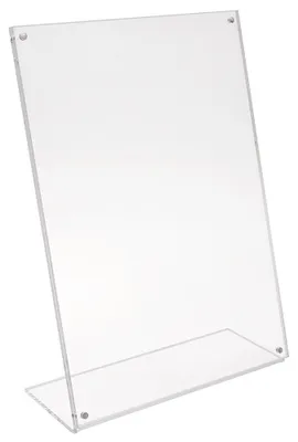 Produktbild von Tischaufsteller DIN A4 Hochformat Werbeaufsteller aus Acrylglas mit Magnetverschluß Hinweisschildhalter Speisekartenhalter