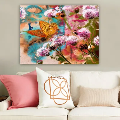Produktbild von Wallity, 206635840_70100- HPE1991, Bunt, Leinwandbilder, 70 x 100 cm, 100% Leinwand
