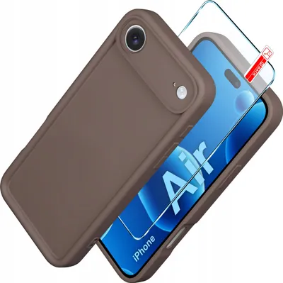 Obrázok produktu pre Silikónové puzdro iPhone Air CASE MATT + 9H SKLO