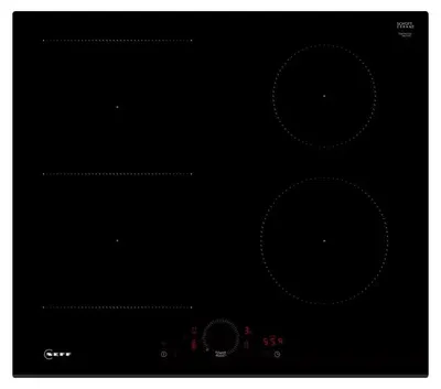 Immagine prodotto di Piano cottura a induzione 60 cm 4 fuochi 6900 w nero Neff T56FHS1L0