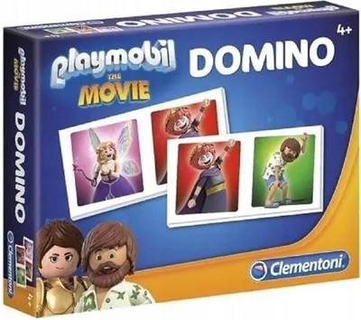 Produktbild von Clementoni PLAYMOBIL The Movie Domino Spiel - Kinder - Reise - Urlaub