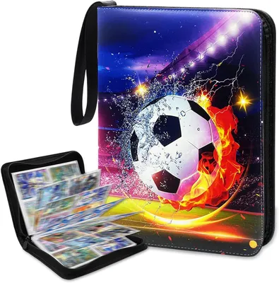 Produktbild von Sammelkarten Album,Sammelalbum Fußball Karten,Fussball Karten Sammelalbum,Fußball Sammelalbu Album,Sammelalbum Karten,50 Seiten 400 Karten