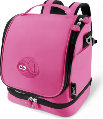 Produktbild von fridoli Kinderrucksack | Toniebox Tasche | pink | Akku Aufladen in der Tasche | bis zu 20 Toniefiguren | Das gesamte Zubehör aufgeräumt | Tonie Tasche
