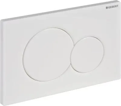 Produktbild von Geberit Betätigungsplatte Sigma01, für 2-Mengen-Sp. edelmessing galvanisiert