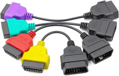 Immagine prodotto di Cavi diagnostici OBD - confezione da 4 pezzi - Kit di cavi per auto resistenti e durevoli - Strumento di diagnostica motore