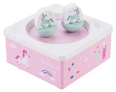 Image de 1001Jouets Boîte à Musique en Bois - Licornes Dansantes, Mélodie Apaisante
