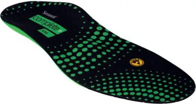 Produktbild von Uvex Komfortfußbett Secosol Complete+ low, 41, Unisex, Erwachsener, ESD-Einlage, Schwarz, Grün, Punktmuster, Niedrig
