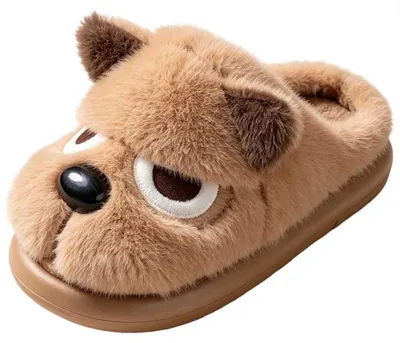 Produktbild von Damen Isoliert Slippers Gefüttert Hausschuhe Slip On Schlappen in Beige Avin Gr.36/37