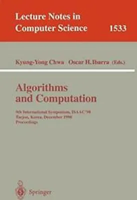 Produktbild von Algorithms and Computation