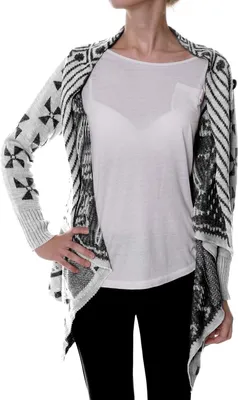 Produktbild von BEZLIT Damen Cardigan Strick Pullover in vielen Farben Weiß S / M