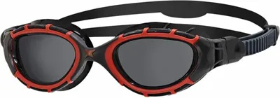 Produktbild von Zoggs Schwimmbrille Predator Flex Polarized Small, Farbe:schwarz/rot