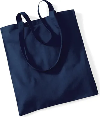 Immagine prodotto di Westford Mill W101 | Bag for Life - Borsa per la spesa con manici lunghi - 38 x 42 cm - Colore: French Navy - Taglia: Unica