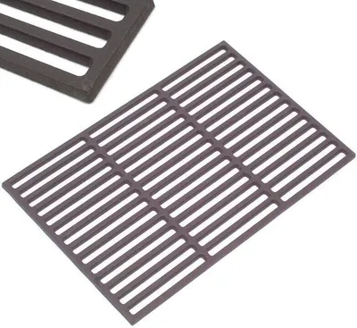 Produktbild von Guss Grillrost emailliert 45x30 eckig Grill Gussrost 56517 Gusseisen Gußeisen