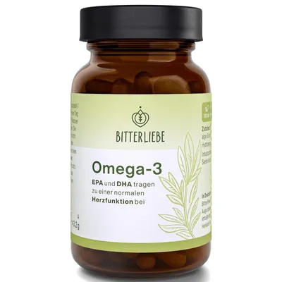 Produktbild von BitterLiebe Omega 3 Kapseln - 60 Kapseln