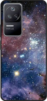Produktbild von König Design Hülle kompatibel mit Xiaomi Poco F4 Kunststoff Soft Handyhülle - Handy Case Universum