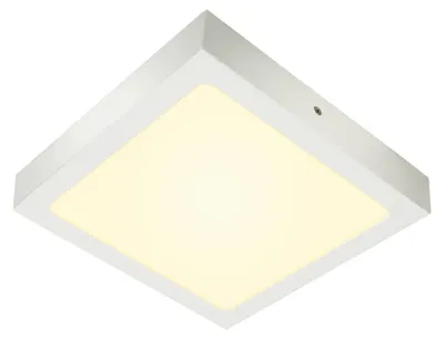 Obrázok produktu pre SLV 1003019 SENSER 24 LED povrchové stropné svietidlo hranaté biele
