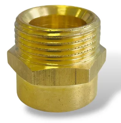 Produktbild von Reduzierstück Messing Fittings AG auf IG mit Dichtung Reduzierung Redstück AG 3/4 auf IG 1/2 Zoll