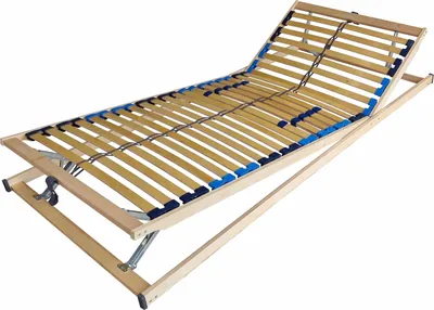 Produktbild von Lattenrost 120x200cm 28 Leisten Fertig Montiert 5 Zonen verstellbarer Kopf & Fußbereich