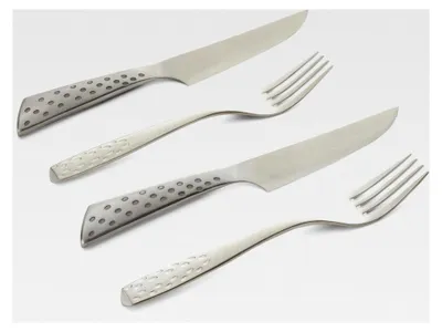 Produktbild von Steakbesteck Set, 4-teilig, Edelstahl, gezahnte Klinge