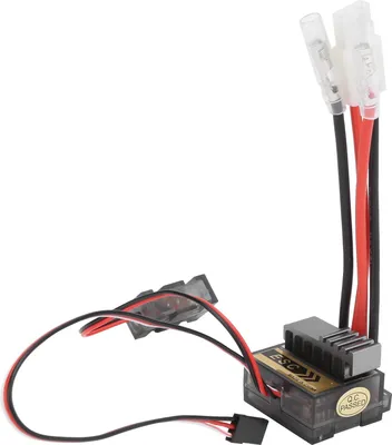 Imagen del producto de Regulador de voltaje de alta tensión de 7.2-16V para vehículos a control remoto (RC), barcos, con doble vía y capacidad de 320A. Compatible con baterías de litio 3S