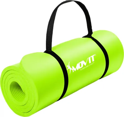 Produktbild von MOVIT Gymnastikmatte Pilates, Gymnastik, Yoga, Matte - hautfreundlich und , Yogamatte für Zuhause oder Unterwegs - 183x60x1,0cm, Hellgrün