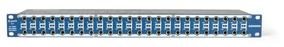 Produktbild von Samson S-patch plus, 1/4" TRS, Blau, Weiß, Rackeinbau, 1U, 482,6 mm, 68,5 mm