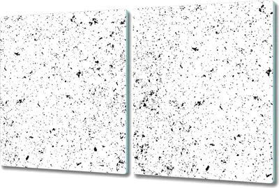 Produktbild von Glas-Herdabdeckplatte Glaskeramikkochfeld-Abdeckung Spritzschutz - 2x 40x52 cm - Dalmatinischer Fleck