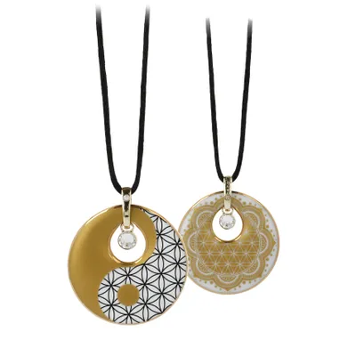 Produktbild von Goebel Yin Yang Blume des Lebens -  - Halskette