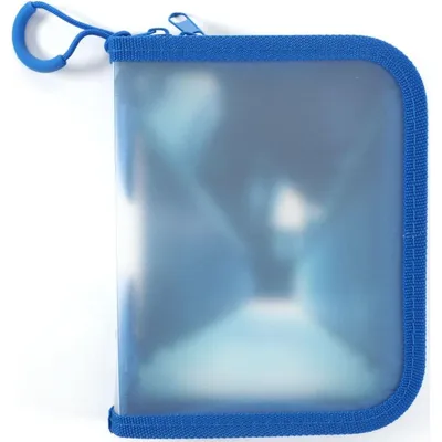 Produktbild von FSY Reißverschluss-Portfolio, A6, 125x160x30mm, blau, 1 Stück