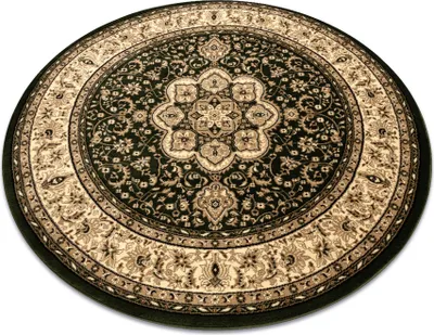 Produktbild von Teppich ROYAL ADR Kreis modell 521 grün Grün rund 200 cm