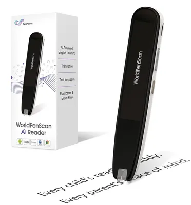 Produktbild von PenPower WorldPenScan AI-Lesegerät - Intelligenter Lesestift & Wörterbuch mit KI-gestützter Englisch-Lernplattform