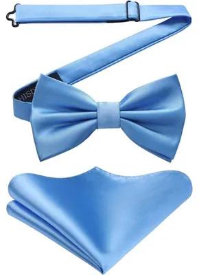 Imagen del producto de Pañuelo de bolsillo para hombre, ajustable, para esmoquin, boda, color azul cielo, modelo 1