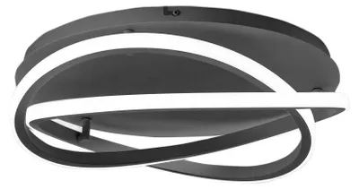 Imagen del producto de ATIA P/P: Lámpara de techo LED de aluminio , 40W, 1900 lúmenes, 3000K, regulable, con atenuador de fase y interruptor de presión - Gealuce